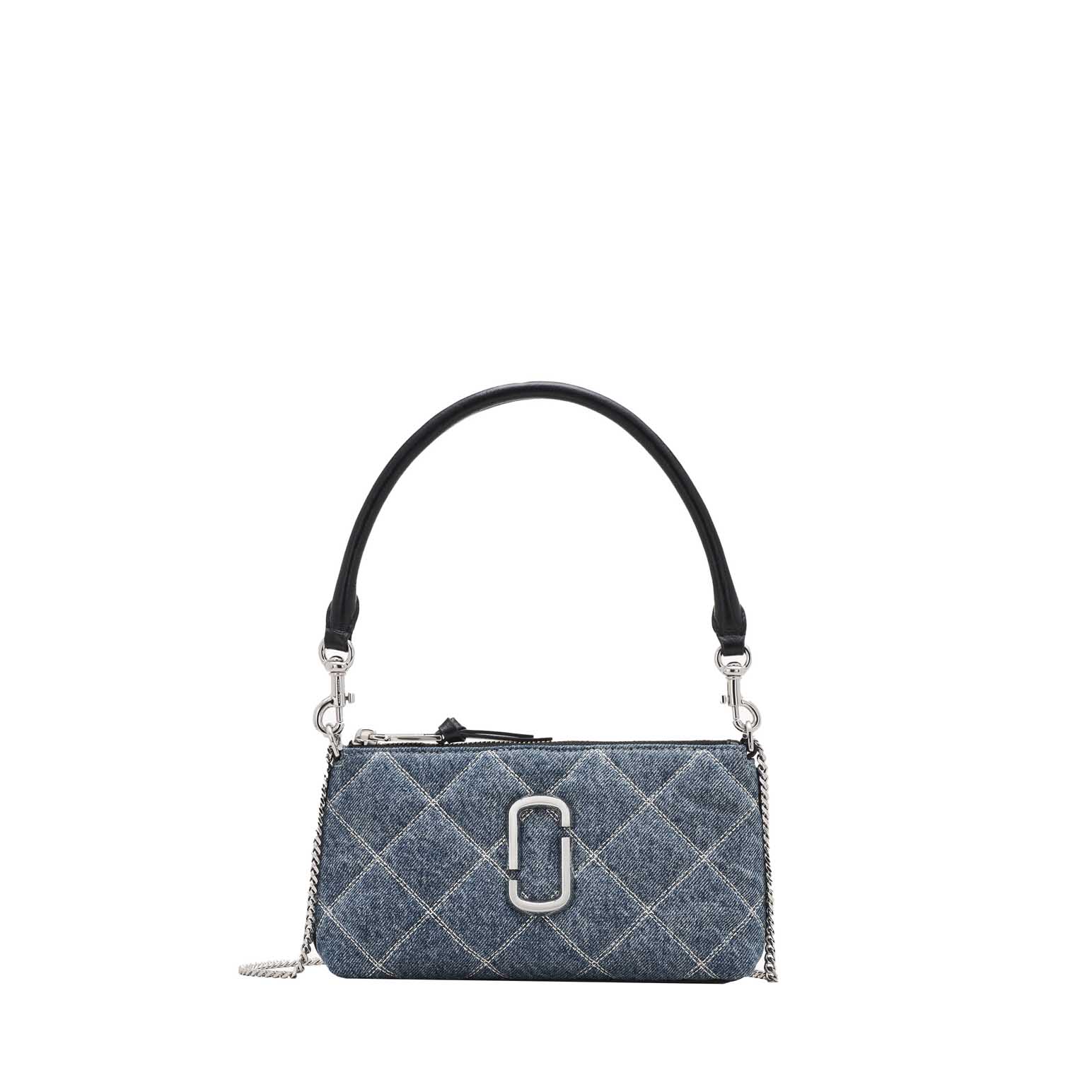 MARC JACOBS The Quilted Denim Snapshot Pochette